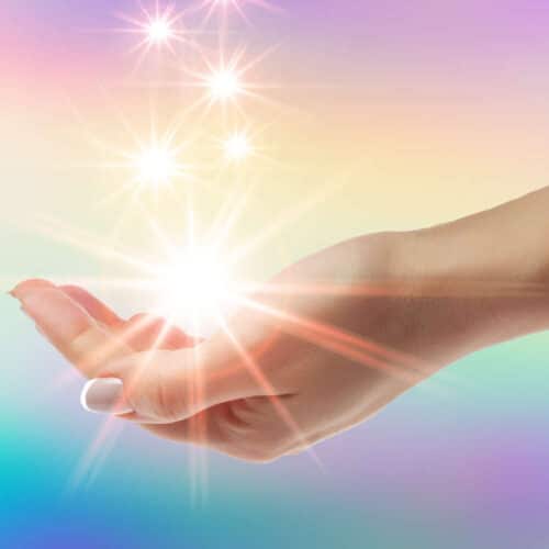 Heilenergie empfangen - heilende Hände